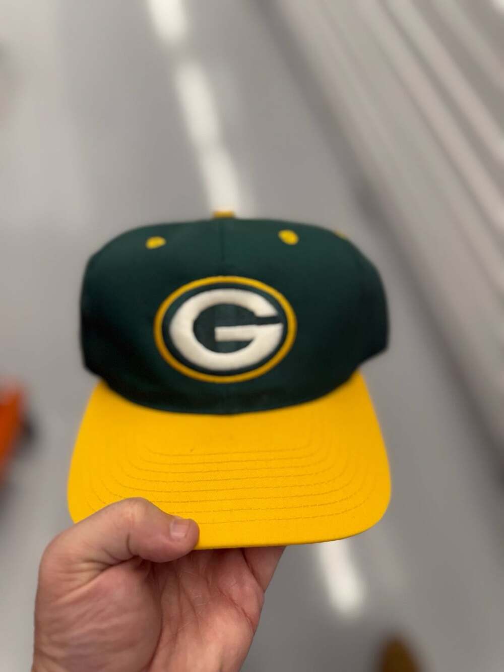Twins Enterprise Green Bay Packers Snapback Hat Green Yellow